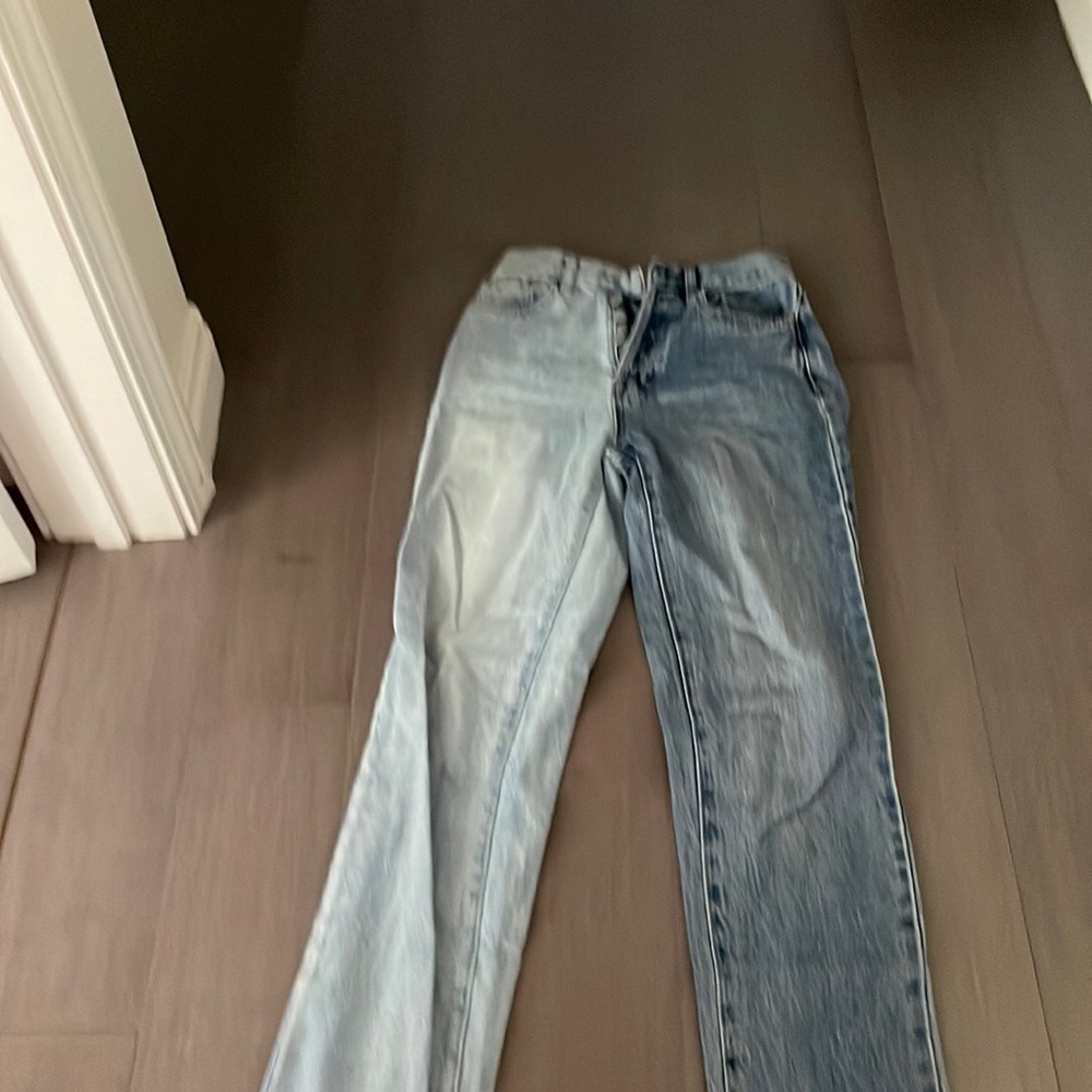 Pacsun half bleached dad jeans size 22